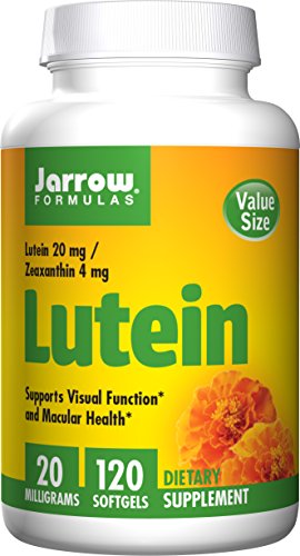 Product Cover Jarrow Formulas Lutein, Supports Vision and Macular Health, 20 mg, 120 Softgels
