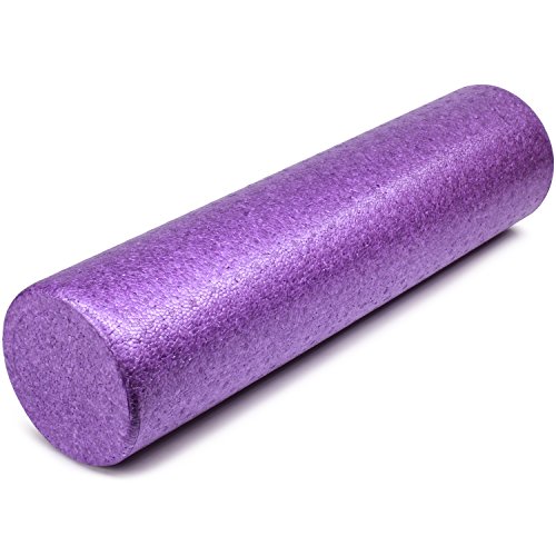 Product Cover Yes4All EPP Exercise Foam Roller - Extra Firm High Density Foam Roller - Best for Flexibility and Rehab Exercises (18 inch, Purple)