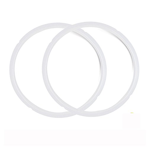 Product Cover Pack of 2 Silicone Sealing Rings Compatible With Instant Pot 5 & 6 Quart - Fits IP-DUO60, IP-LUX60, IP-DUO50, IP-LUX50, Smart-60, IP-CSG60 and IP-CSG50