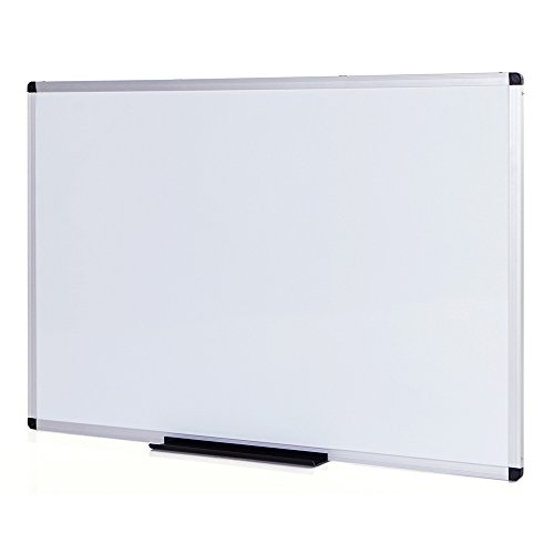 Product Cover VIZ-PRO Magnetic Whiteboard/Dry Erase Board, 48 X 36 Inches, Silver Aluminium Frame