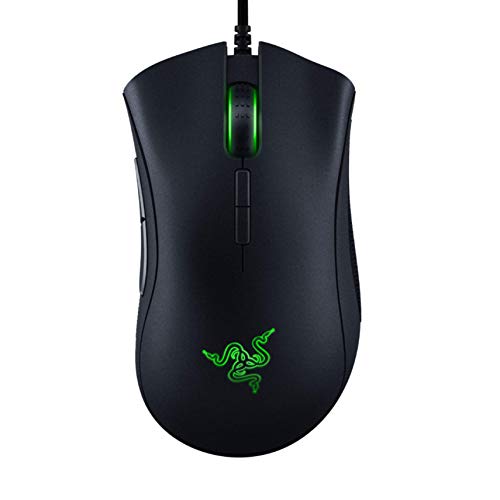 Product Cover Razer DeathAdder Elite Gaming Mouse: 16,000 DPI Optical Sensor - Chroma RGB Lighting - 7 Programmable Buttons - Mechanical Switches - Rubber Side Grips - Matte Black