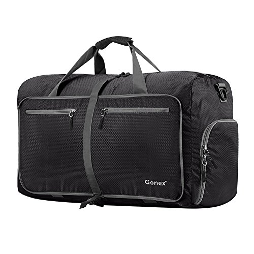 Product Cover Gonex 60L Packable Travel Duffle Bag Foldable Duffel Bags for Luggage Gym Sports Camping Travelling Cycling Storage Shopping Water & Tear Resistant