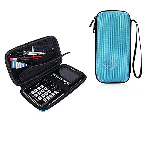Product Cover Esimen Hard Case for Texas Instruments TI-84 / Plus CE TI-83 Plus Graphing Calculator Travel Bag Protective Pouch Box -Extra Room for Pen and Accessory