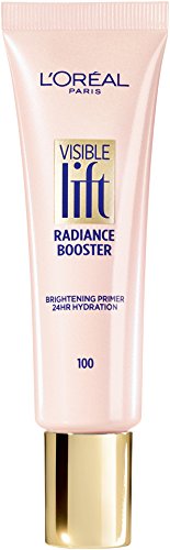 Product Cover L'Oréal Paris Makeup Visible Lift Radiance Booster, skincare-based primer, 24hr hydration, instantly brightens, smoothes and evens skin, radiant finish, enriched with nourishing oils, 0.84 fl. oz.