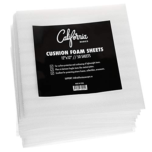 Product Cover Premium Foam Packing Sheets(50Count, 12
