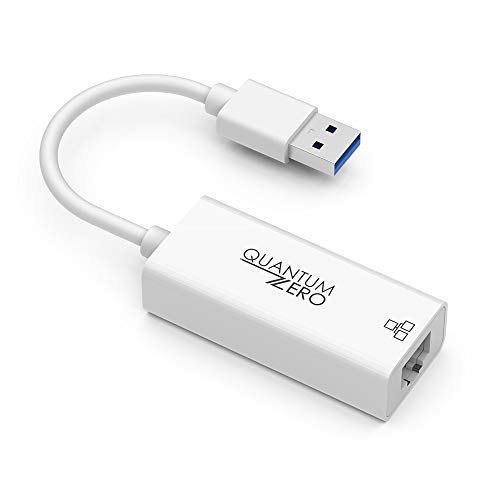 Product Cover QuantumZERO QZ-AD03 USB 3.0 to RJ45 Gigabit Ethernet Adapter Supporting 10/100/1000 Mbps Ethernet [3.5 inch builtin Cable]