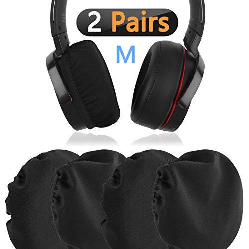 Product Cover Geekria Flex Fabric Headphone Earpad Covers/Stretchable and Washable Sanitary Earcup Protectors. Fits 3