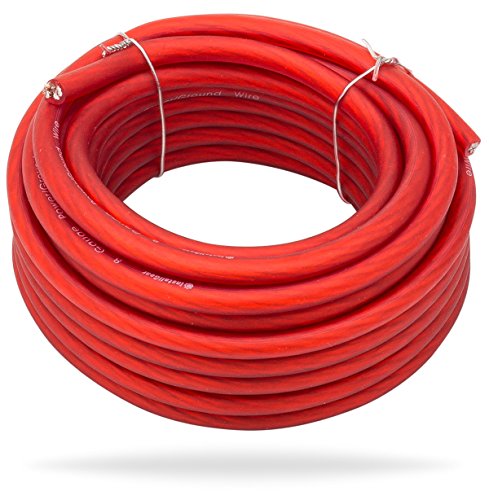 Product Cover InstallGear 8 Gauge Red 25ft Power/Ground Wire True Spec and Soft Touch Cable