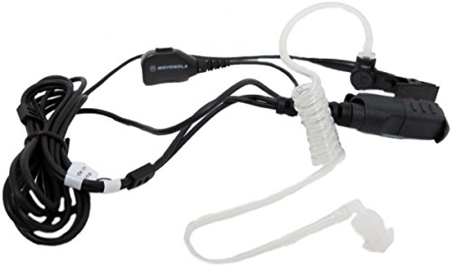 Product Cover Motorola PMLN7269A Motorola Original PMLN7269 2-Wire Surveillance Kit with Quick Disconnect Black - Compatible with XPR3300 and XPR3500 Series