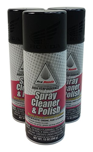 Product Cover Honda 08732-SCP00x3 Spray Cleaner and Polish, 12 oz, 3 Cans