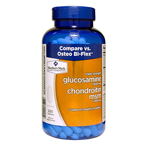 Product Cover Member's Mark Triple Strength Glucosamine Chondroitin MSM (220 ct.) (pack of 2)