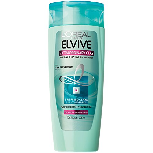 Product Cover L'Oréal Paris Elvive Extraordinary Clay Rebalancing Shampoo, 12.6 fl. oz. (Packaging May Vary)