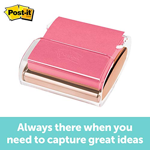 Product Cover Post-it Pop-up Note Dispenser, Rose Gold, 3 in x 3 in, 1 Dispenser/Pack (WD-330-RG)