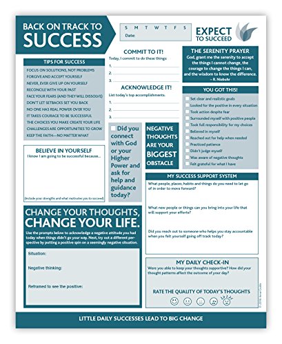 Product Cover Back on Track to Success Planning Pad by InnerGuide - 90 Day - 8 x 10 - Success Planner