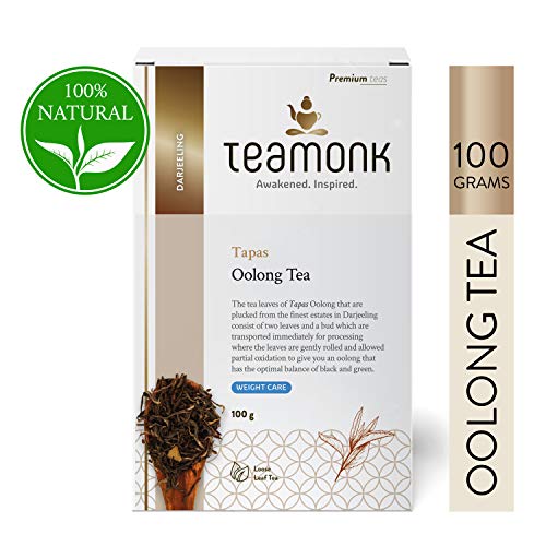 Product Cover Teamonk Nilgiri Oolong Tea, | Loose Leaf Tea | Tapas Oolong Tea for Weight care |100g
