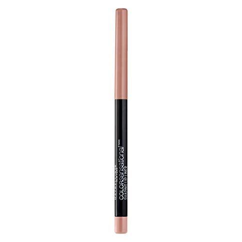 Product Cover Maybelline New York Makeup Color Sensational Shaping Lip Liner, Nude Whisperer, Nude Lip Liner, 0.01 oz