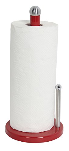 Product Cover Home Basics PH44100 Paper Towel Holder, Red