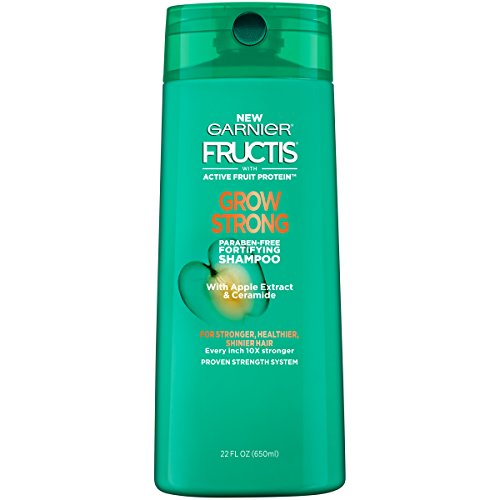 Product Cover Garnier Fructis Grow Strong Shampoo, For Stronger, Healthier, Shinier Hair, 22 fl. oz.