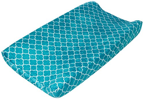 Product Cover Summer Ultra Plush Changing Pad Cover, Teal Medallion