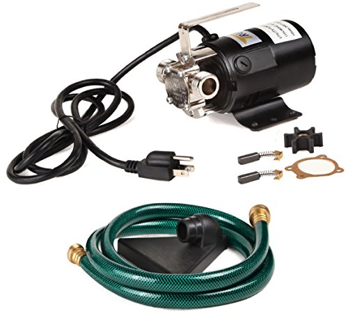 Product Cover Trupow 1/10HP 330GPH 115-Volt Mini Portable Electric Utility Sump Transfer Water Pump with Water Hose Kit
