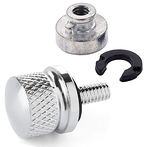 Product Cover Amazicha Chrome Stainless Seat Bolt Nut Kit for Harley Davidson 1996-2020