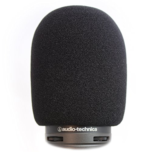 Product Cover AT2020 Foam Windscreen by VocalBeat - The Perfect Pop Filter for Your Audio Technica Microphone - Made from Quality Sponge Material that Filter Unwanted Recording Noises - Black Color