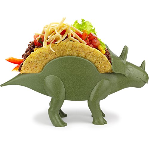 Product Cover TriceraTaco Taco Holder - Ultimate Dinosaur Taco Stand Holds 2 Tacos, Top Rated Novelty Taco Holder