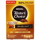 Product Cover Nescafé, Taster's Choice, Instant Coffee Beverage, Hazelnut, 16 Packets, 0.1 oz (3 g) Each - 2pc