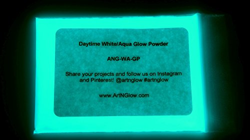 Product Cover Neutral Aqua Glow in The Dark Powder (1 Ounce/30 Grams) - 10+ Colors Available