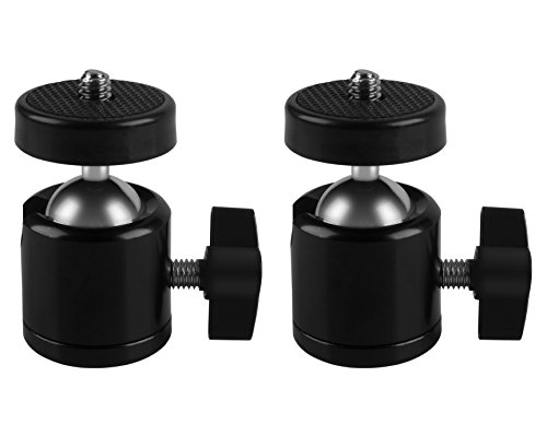 Product Cover 2 Pcs Tripod Mini Ball Head for HTC Vive/Vive Pro Base Station,for Oculus Rift Sensor,for Lighthouses,Camera Camcorder, MDW Holder for HTC Vive