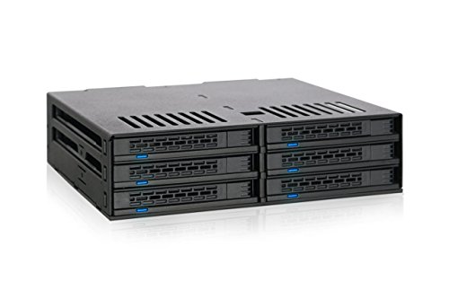 Product Cover Icy Dock MB326SP-B Expresscage Mb326Sp-B 6 x 2.5 SATA/SAS HDD/SSD Mobile Rack/Cage Bay, Unique Tool-Less Drive Installation Design, 6 GBPS