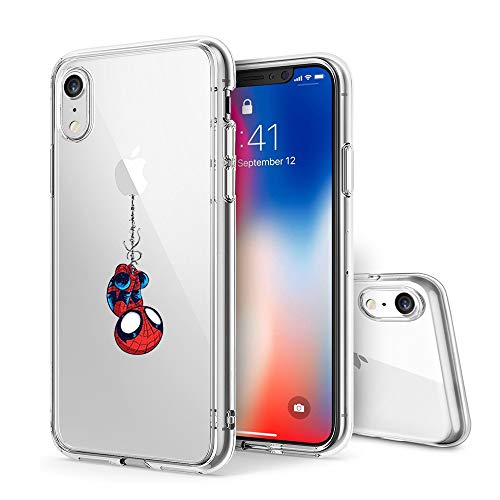 Product Cover LitechTM Case for Apple iPhone XR (2018) [Flexfit] Comic Super Hero Inspired Series [Premium Scratch-Resistant] (Spider Man)