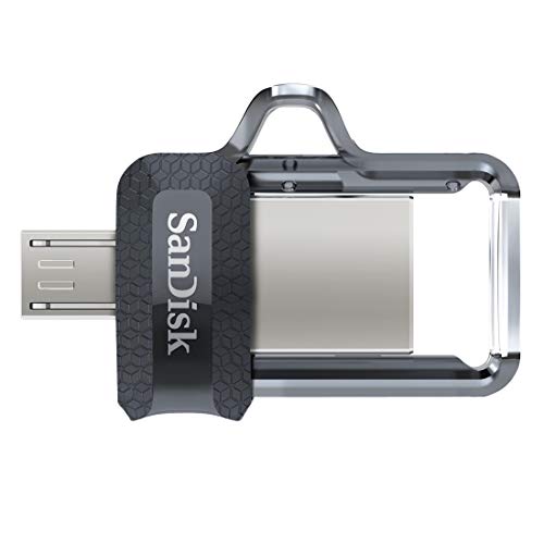 Product Cover SanDisk 128GB Ultra Dual Drive M3.0 for Android Devices and Computers - MicroUSB, USB 3.0 - SDDD3-128G-G46