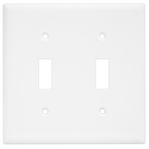 Product Cover ENERLITES Toggle Light Switch Wall Plate, Jumbo 2-Gang 4.88