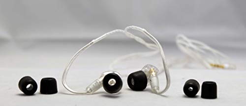 Product Cover Dekoni Audio Moldable Foam Ear Tips Premium Memory Foam Isolation Earphone Tips - 4.9mm 3 Pack SM MED Lrg Sample Pack Black (EPZ-Mercury-PL)