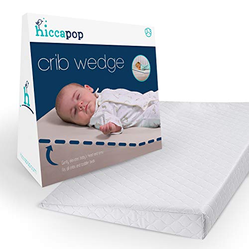 Product Cover hiccapop Foldable Safe Lift Universal Crib Wedge for Baby Mattress and Sleep