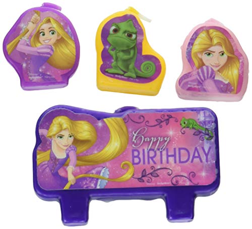 Product Cover Amscan 171627 Disney Princess Birthday Candle Set 4 Piece, 2 1/3