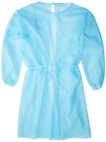 Product Cover Omni Health Isolation Gown 28g, Spun-Bonded Polypropylene, Blue, 10  Piece/Pack
