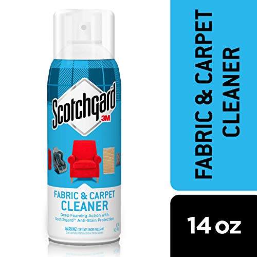 Product Cover Scotchgard Fabric & Carpet Cleaner, Deep Foaming Action with Scotchgard Anti-Stain Protection, 14 Ounces