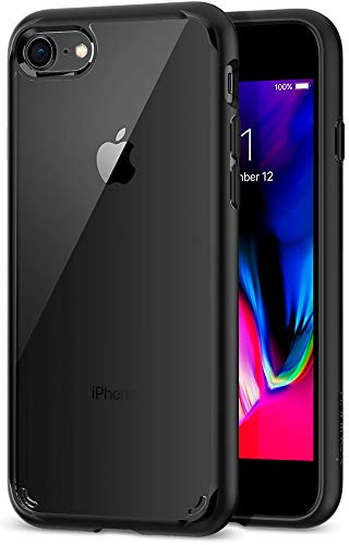 Product Cover Spigen Ultra Hybrid 2 Works with Apple iPhone 8 Case (2017)/ iPhone 7 Case (2016) - Black