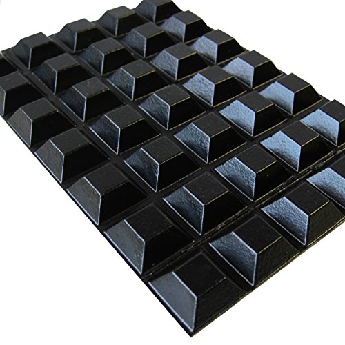 Product Cover Rubber Feet for Electronics - 84 Pack - Black Rubber Feet Adhesive Rubber Bumper - Tall Square Self Stick Bumpers - Black Bumper Pads