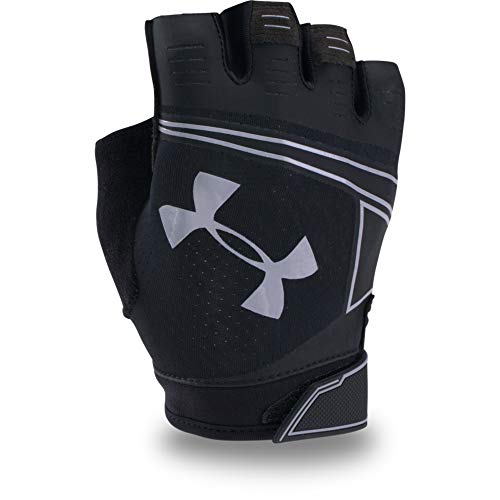 Product Cover Under Armour Men's CoolSwitch Flux Training Gloves, Black (001)/Steel, Large