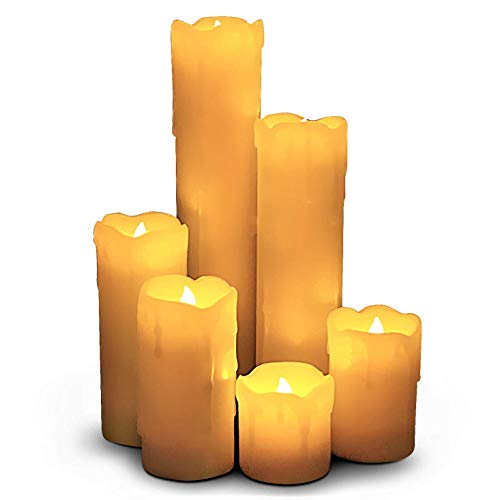 Product Cover LED Lytes Timer Flameless Candles, Slim Set of 6, 2