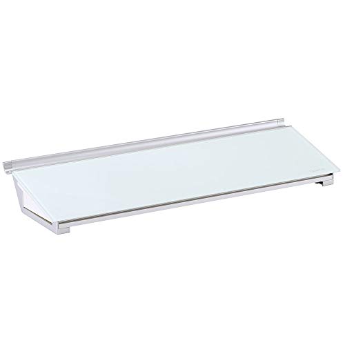 Product Cover Quartet Glass Whiteboard Desktop Computer Pad with Storage Drawer, 18