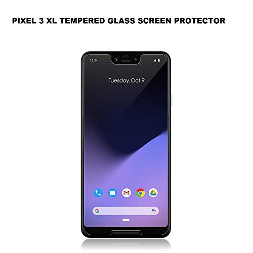 Product Cover TECHSHIELD® Screen Protector for Pixel 3 XL [Case Friendly] Google Pixel 3 XL Tempered Glass Film [Easy Installation] Google Pixel 3XL Screen Protector (2 Packs)