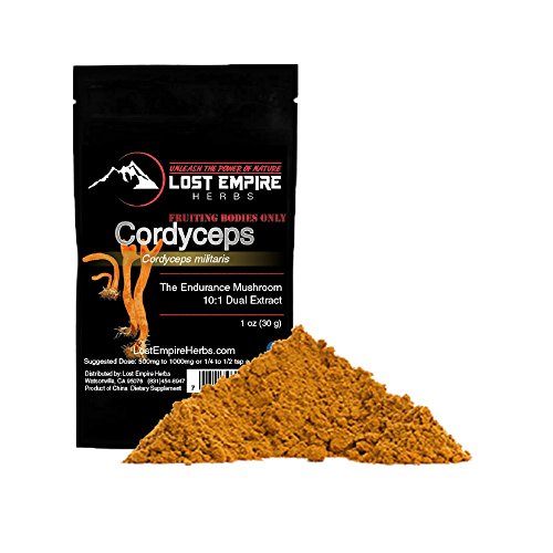 Product Cover Organic Cordyceps Extract Powder - Energy and Stamina - Immune Support - Non-GMO, Gluten Free, Paleo and Vegan Friendly - (30 g)