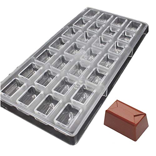 Product Cover DIY Chocolate Molds Clear Hard Plastic Polycarbonate PC Mould Rectangle Shaped
