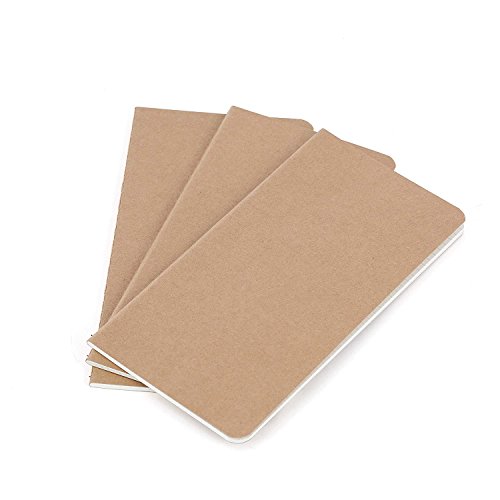 Product Cover Wanderings Travelers Notebook Refill Inserts - Lined Paper Set of 3Journal Refills for Leather Travel Journals, Writers, Diaries and Planners 8.25 x 4.25 Inch (21cm 11cm)