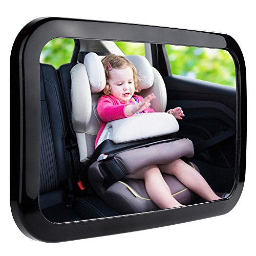 Product Cover Zacro Baby Car Mirror, Shatter-Proof Acrylic Baby Mirror for Car, Rearview Baby Mirror-Easily to Observe The Baby's Every Move, Safety and 360 Degree Adjustability