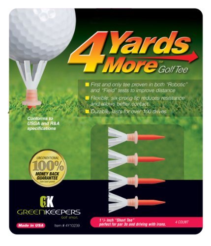 Product Cover 4 Yards More Reduced Friction Golf Tee; 1-3/4